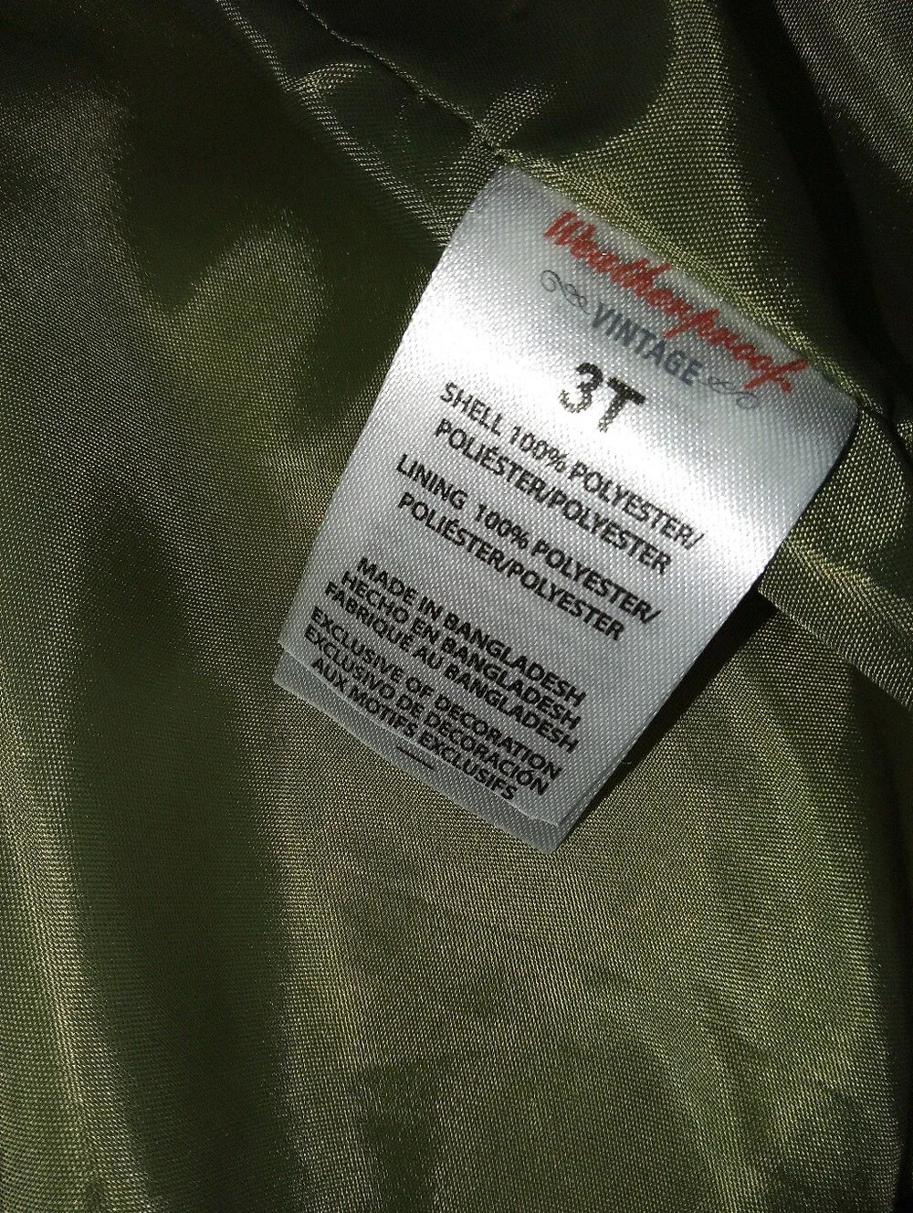 Toddler Boys Vintage Olive Puffer Vest and Navy Jogger Pants Set Size 3T